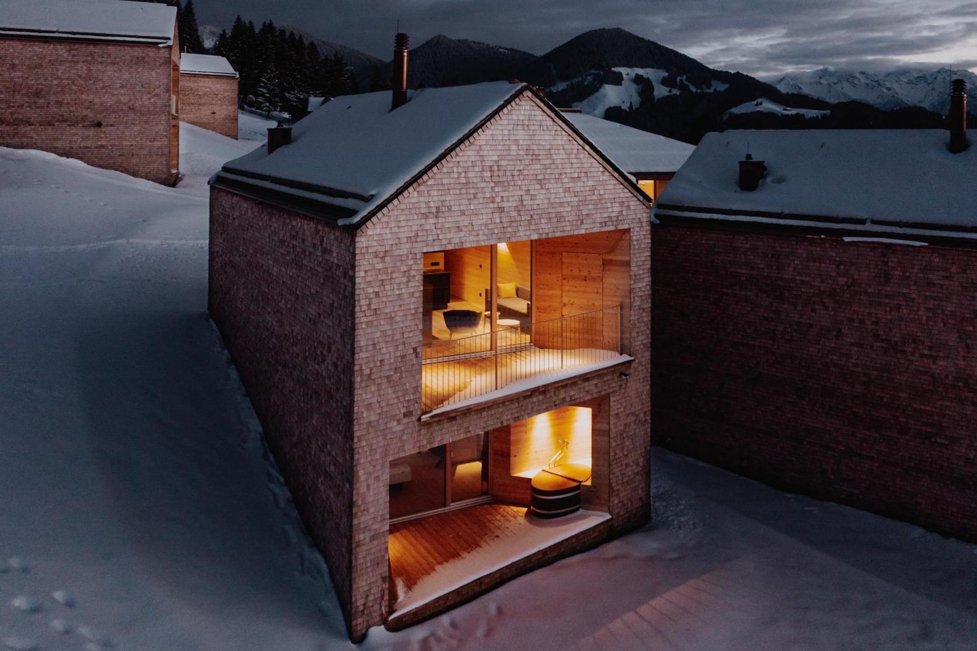 Peterhof Chalets Batschuns Eksteriør billede